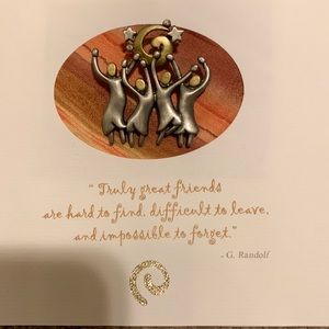 Darling Dash Pewter Pin (brand new)